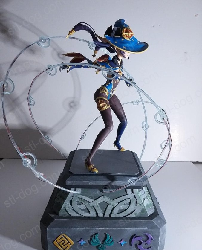 原神（Genshin Impact）莫娜 Mona 3D打印图纸